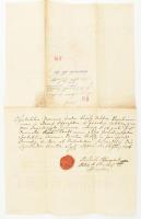 1816 Esztergom, hivatalos egyházi irat, a fejlécen Kovalik János (1770-1821) tribunici választott pü...