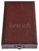 1985. "Munka Érdemrend" bronz fokozata, zománcozott bronz kitüntetés mellszalagon, miniatű...