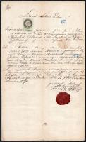 1870 Pesthidegkút Szobovits Alajos helyi plébános által aláírt anyakönyvi kivonat