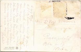 1917 Liptószentmiklós, Liptovsky Mikulás; Vágparti részlet / Váh riverside (Rb)