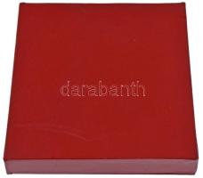 DN "Hatvan Város" kétoldalas, öntött bronz plakett, előlapon a városi címerrel (105x85mm) ...