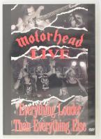 Motörhead - Everything Louder Than Everything Else. DVD, DVD-Video, PAL. SMV Enterprises. Európa, 2004. jó állapotban