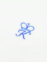 Kämmer porcelán doboz, matricás, kopásokkal, jelzett, 16x13x13 cm