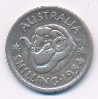 Ausztrália 1954. 1Sh Ag "II. Erzsébet" T:VF Australia 1954. 1 Shilling Ag "Elisabeth ...