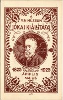 1825-1925 A N.N. Múzeum Jókai Kiállítása. Emléklap (EK) + 1941 Zenta visszatért So. Stpl