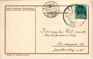 1825-1925 A N.N. Múzeum Jókai Kiállítása. Emléklap (EK) + "1941 Zenta visszatért" So. Stpl