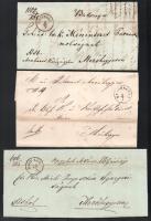 cca 1863 Mezőhegyes, királyi Ménes Intézet részére írt 3 db levél + egy későbbi fotó és képeslap Lótenyésztés lovas