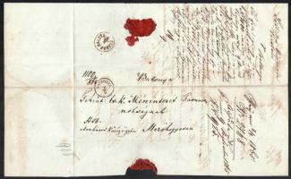 cca 1863 Mezőhegyes, királyi Ménes Intézet részére írt 3 db levél + egy későbbi fotó és képeslap Lót...