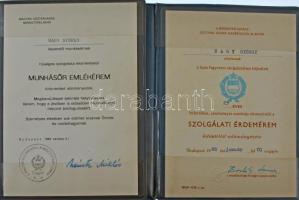 1963-1989. "Szolgálati Érdemérem - A Haza Fegyveres Szolgálatában" 10, 15, 20, 25 év után,...