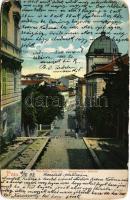 1903 Pola, Pula; Via della Specola / Sternwarten-Strasse / street view (EM)