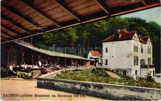 1922 Zagreb, Zágráb; Ljeciliste Brestovac na Sljemenu / spa, health resort (Rb)