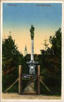 1914 Féltorony, Halbturn; Szentháromság szobor / Holy Trinity statue (kis szakadás / small tear)