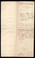 1855 Folyamodvány Uray Bálint cs. és kir. tanácsos országos főtörvényszéki elnökhöz