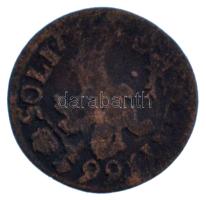 Lengyel Királyság 1666. Solidus Cu "II. János Kázmér" T:F
Poland / Kingdom 1666. Solidus ...