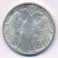 Görögország 1964. 30Dr Ag "II. Konstantin és Anna-Mária esküvője" Berne-i verde T:1- patin...