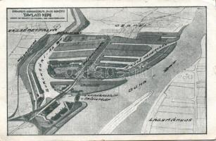 Budapest kikötő térkép (Ek)