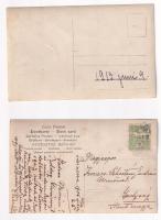 Bernecebaráti, Bernecze; Ipolyság melletti család hagyatékából - 2 db RÉGI fotó képeslap / 2 pre-194...