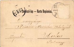 1900 Zagreb, Zágráb; Sveuciliste / Universität / university (Rb)