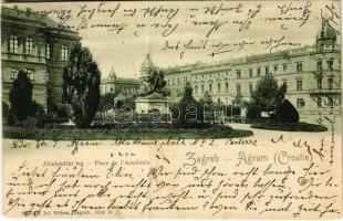 1900 Zagreb, Zágráb; Akademicki trg / Academy Square (EK)