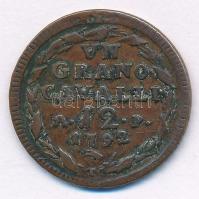 Olasz Államok / Nápoly és Szicília 1792PAP 1G Cu "IV. Ferdinánd" T:VF
Italian States / Ki...