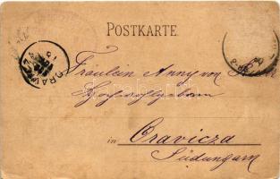 1900 Bad Sulzbach (Lautenbach), spa. Art Nouveau, litho (EB)