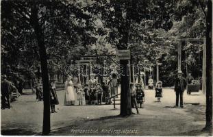 1909 Frantiskovy Lázne, Franzensbad; Kinderspielplatz / childrens playground