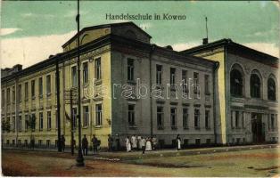 1917 Kaunas, Kowno; Handelsschule / trade school (EB)