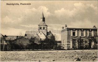 1916 Heutrégiville, church