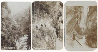 Tirol - 10 db RÉGI fotó képeslap / 10 pre-1945 photo postcards