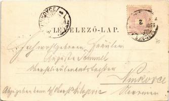 1898 (Vorläufer) Rumänisches Ehepaar. Siebenbürgische Volkstypen-Karte No. 6. Verlag G. A. Seraphin ...