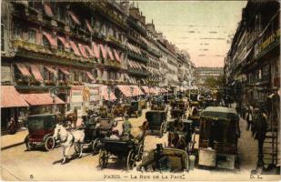 1913 Paris, La Rue de la Paix / street view (EK)