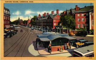 1946 Cambridge (Massachusetts), Harvard Square, automobiles