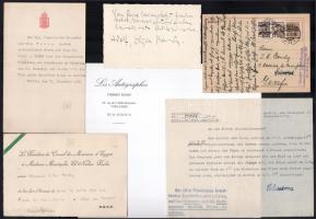 cca 1915-37 Többségében Josef Adolf Bondy (1876-1946) prágai és berlini újságíró, szerkesztő, író mu...