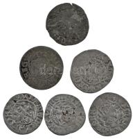 Lengyel Királyság ~16-17. század 6db-os Ag érmetétel (összsúly: 5,52g) T:VF,F
Polish Kingdom ~16th-...