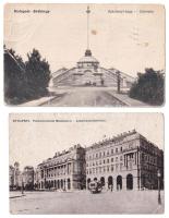 Budapest - 5 db régi képeslap vegyes minőségben