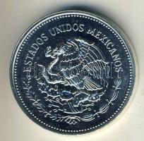 Mexikó 1985. 100P Ag "Mexikói Labdarúgó VB-művészi dizájn, labda" T:BU