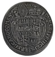 Osztrák Államok / Olmütz 1693. 15Kr Ag "II. Károly" (5,83g) T: XF,VF vésett haj, kissé hul...