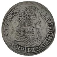 1679K-B 15kr Ag I. Lipót Körmöcbánya (5,90g) T:VF vésett haj, patina, hajlott lemez Hungary 1679K-B 15 Kreuzer Ag Leopold I Kremnitz (5,90g) C:VF engraved hair, patina, wavy coin Huszár: 1425., Unger II.: 1060.a