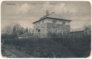 1914 Wieliczka, C. k. Urzad pocztowy / k.k. Postamt / post office (EM)