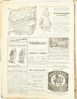 1896 Magyar Bazár. 1-48. sz. XXXI. évfolyam. Benne 31 melléklettel is, köztük divatképekkel. Korabel...