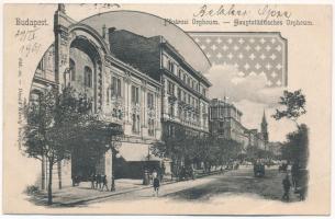 1901 Budapest VI. Fővárosi Orpheum (Orfeum) a Nagymező utcában. Divald Károly 643. (EB)