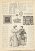 1895 Magyar Bazár XXX. nem teljes évfolyama. Részben mellékletekkel. Hiányos, borító nélküli példány...