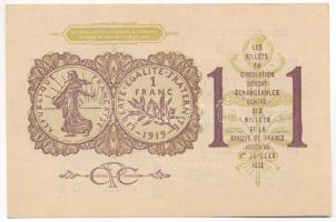 Franciaország / Párizsi Kereskedelmi Kamara 1920. 1Fr szükségpénz T:AU,XF France / Chambre de Commer...