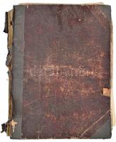 1898 Magyar Bazár XXXIII., nem teljes, hiányos évfolyama. Félvászon-kötésben, rossz, széteső, megvis...