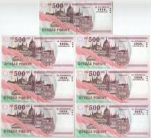 2006. 500Ft "A forradalom 50. évfordulója 1956. október 23." (7x) "EB" és "...
