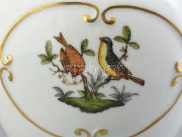 Herendi Rothschild mintás porcelán váza, kézzel festett, jelzett, hibátlan, m: 36,5 cm