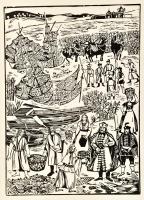 Domján József: Hunyadi János. - - fametszetei. Bp., 1956, Képzőművészeti Alap, (4) p.+10 t. (Komplet...