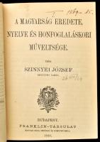 Tanulmányok a magyar történelemből, kolligátum [Egybekötve.]: 
Illés József: A magyar társadalom és...