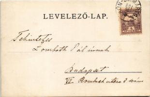 1901 Kunszentmárton (?), utcakép. photo (EK)