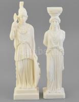 2 db görög istenség szobor. Műgyanta öntvény 26 cm